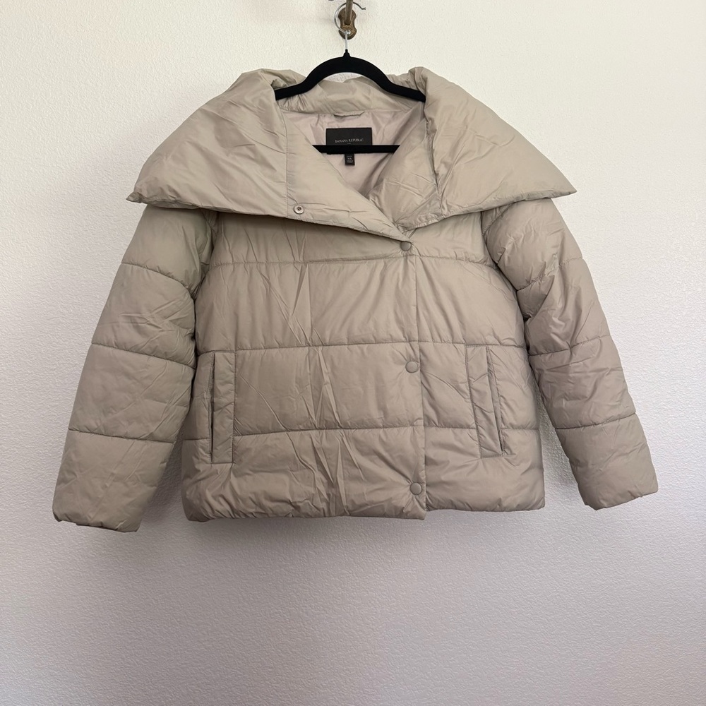 Banana Republic Oversized Puffer Coat Jacket XS Petite